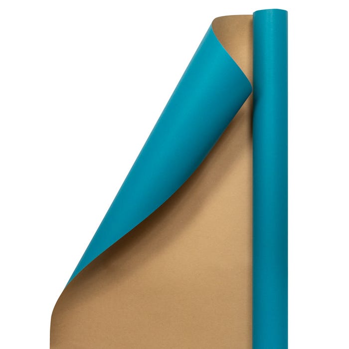Blue Wrapping Paper - 25 Sq Ft: Premium Kraft Paper from JAM Paper